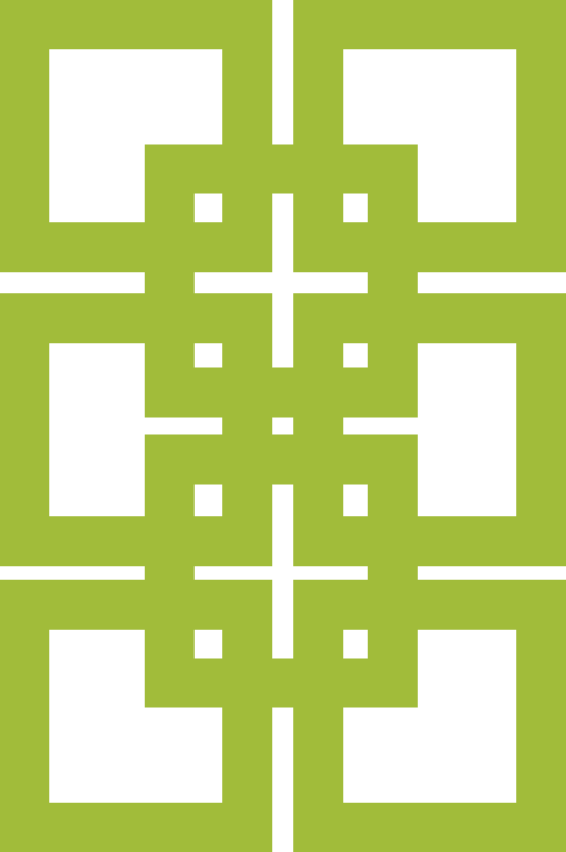Merrin Therapy logo showing 8 green interlocking squares